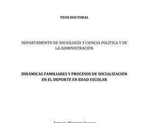 Dinámicas familiares y procesos de socialización en el deporte en edad escolar