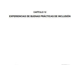 Experiencias de buenas prácticas de inclusión