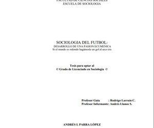 Sociología del futbol: Desarrollo de una pasión ecuménica