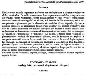 Economía y deporte