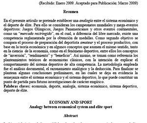 Economía y deporte